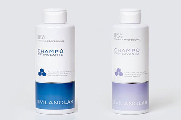 Presentación del champú estimulante y del champú de lavanda de Vilanolabs