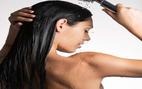 cabello mojado