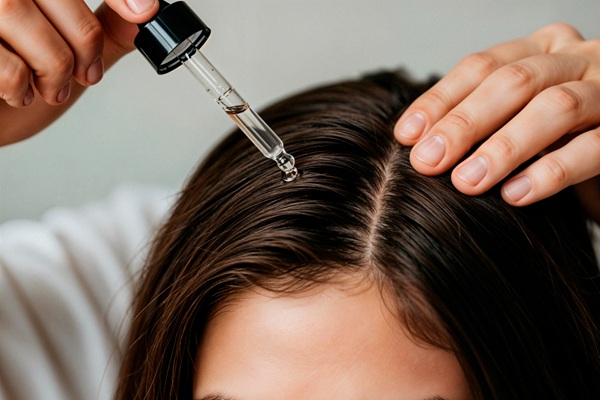 Acidificante capilar - Mujer realizándose un tratamiento en el cabello para conseguir un sellado de cutícula capilar